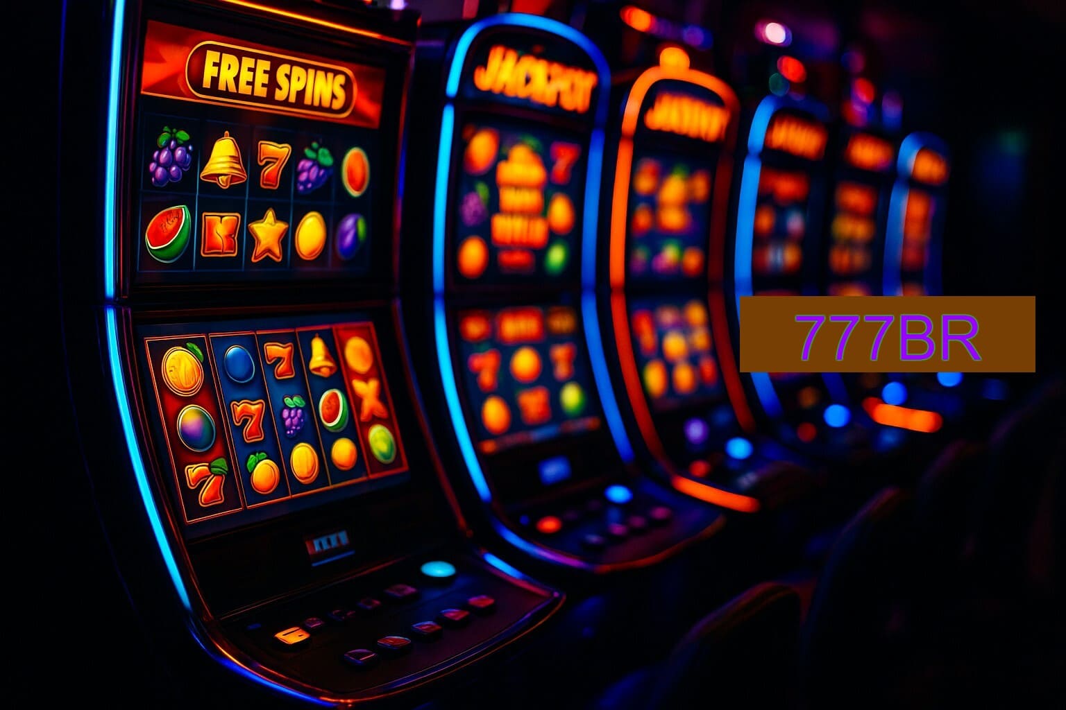 Diversos jogos de caça-níqueis